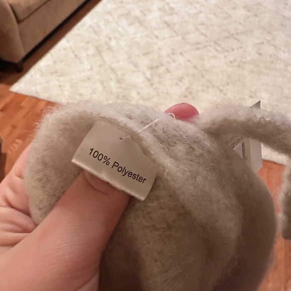 Large Polyester Off White Beige Scarf - Picture 5 of 6